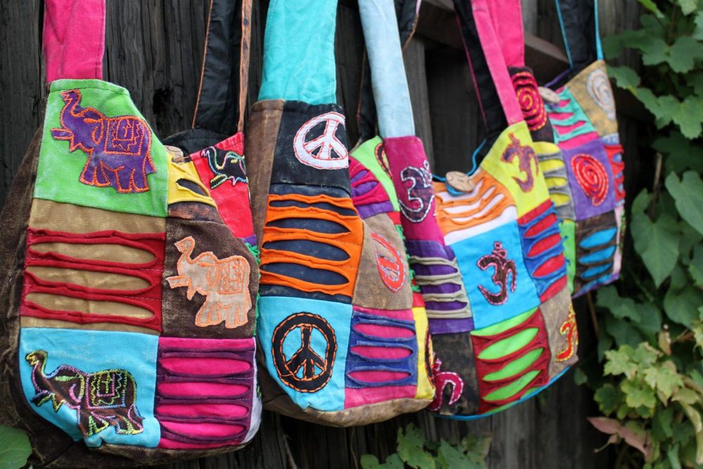 Praktische Ethno Sling Bag mit trendigem Design – Bequeme Umhängetasche