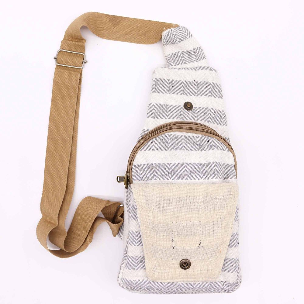 Crossbody Tasche aus natürlicher Baumwolle – Tolle Umhängetasche für den Alltag