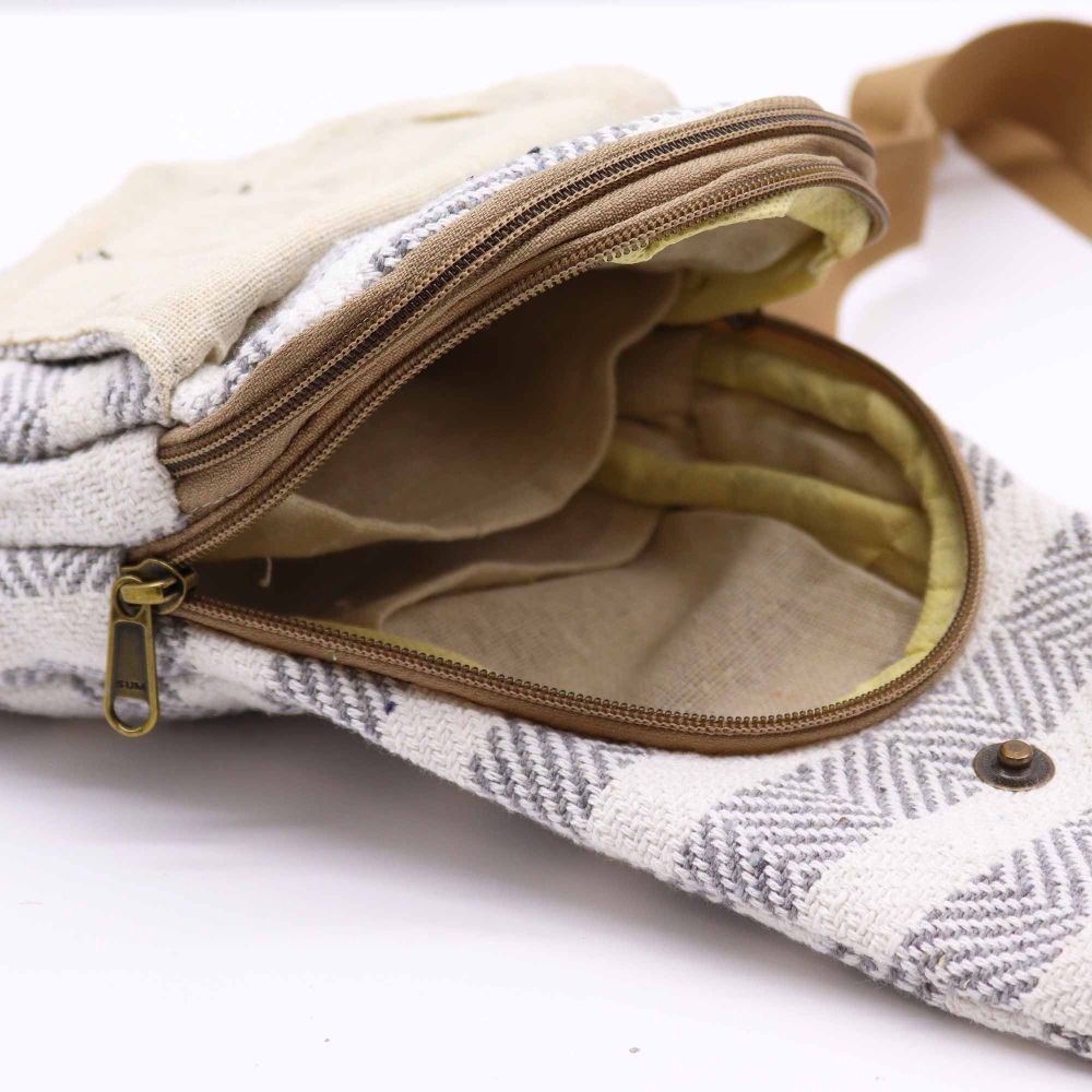 Crossbody Tasche aus natürlicher Baumwolle – Tolle Umhängetasche für den Alltag