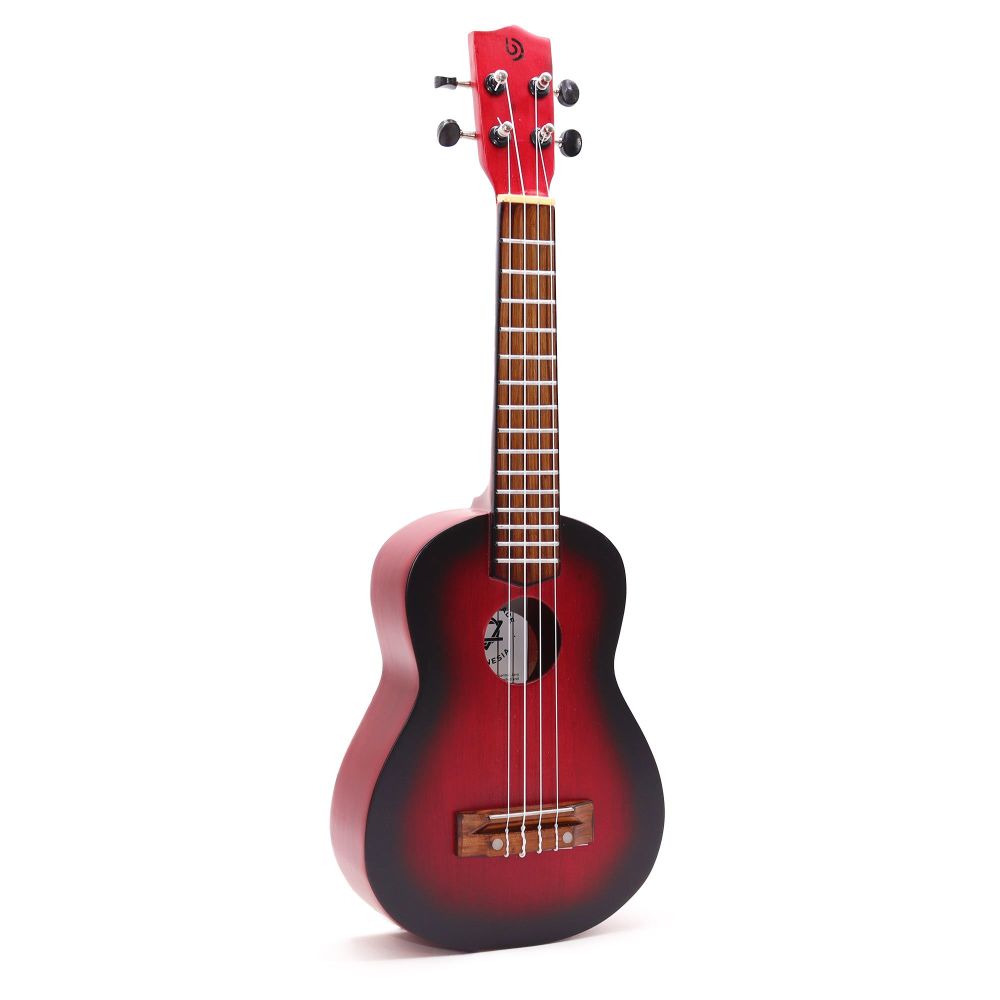 Handgefertigte Ukulele Sunburst Naturdesign – 4-saitiges Musikinstrument