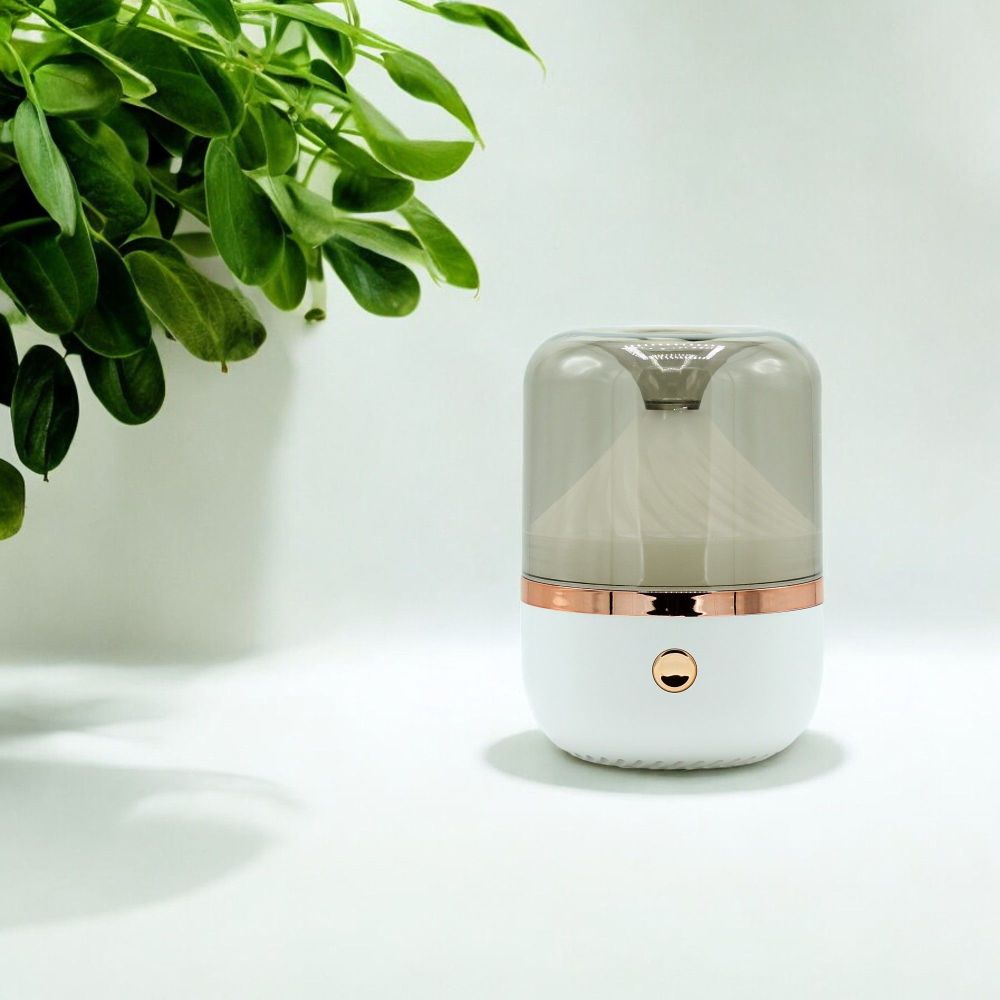 Kompakter Aroma-Luftbefeuchter mit Nachtlicht & 120 ml Wassertank – USB-C