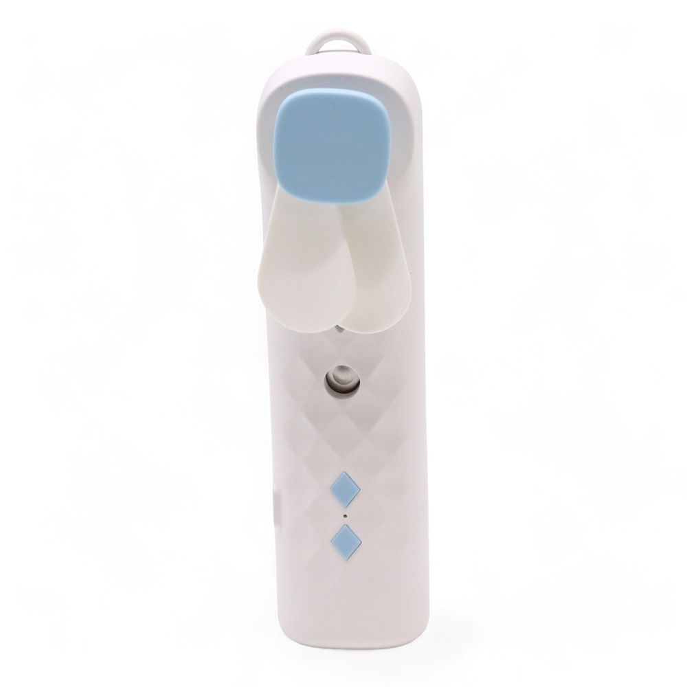 White Nano Mist Face Fan – Tragbarer Gesichtsventilator für Feuchtigkeitsspray