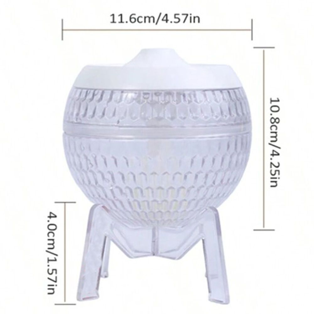 Clear Humidifier Mondo Planet – Moderner transparenter Luftbefeuchter mit LED