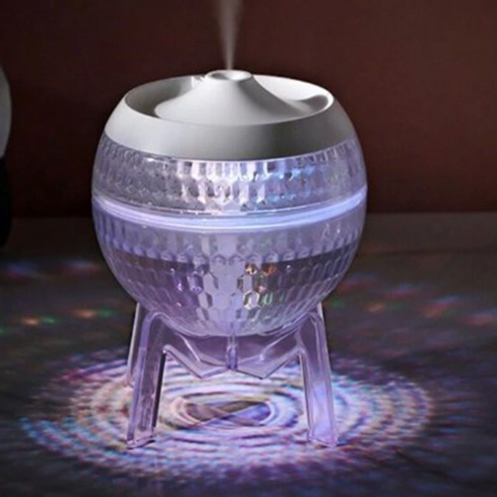 Clear Humidifier Mondo Planet – Moderner transparenter Luftbefeuchter mit LED