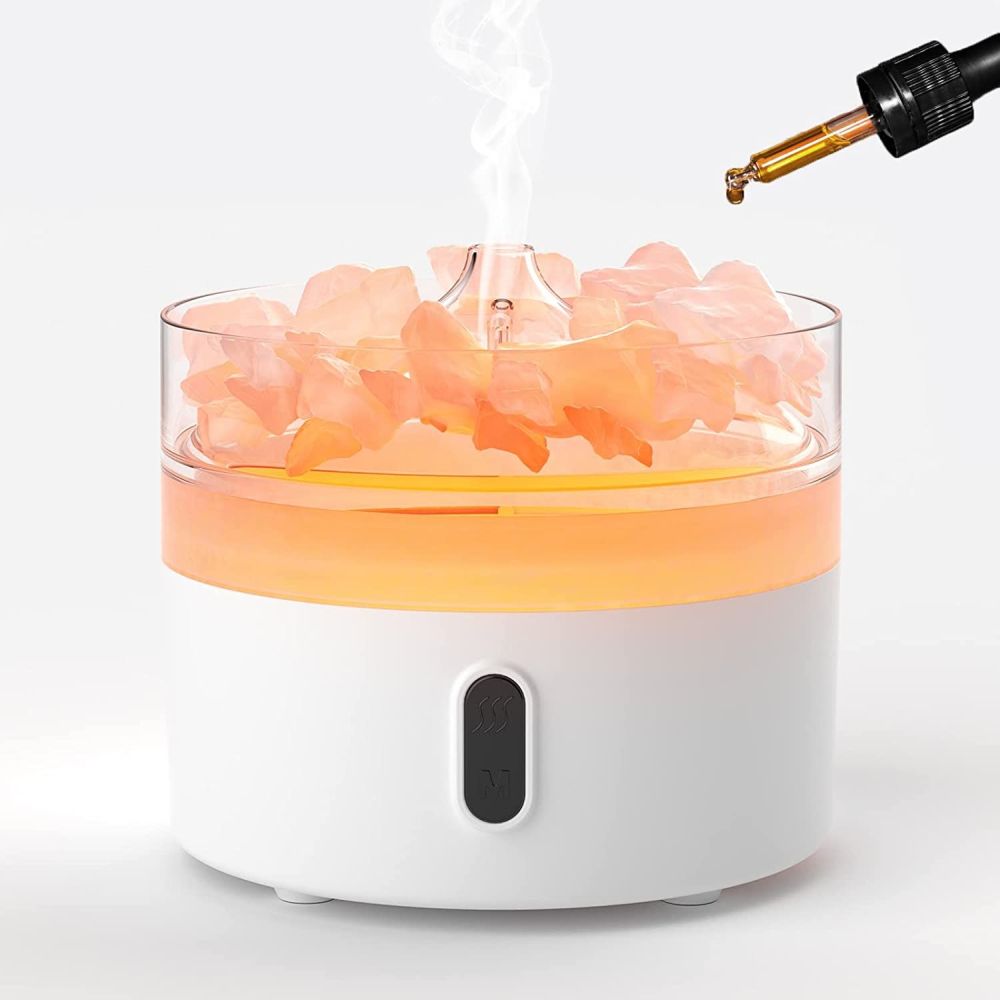 Himalayan Salt Aroma Diffuser – 220 ml Flammeneffekt mit Ultraschalltechnik