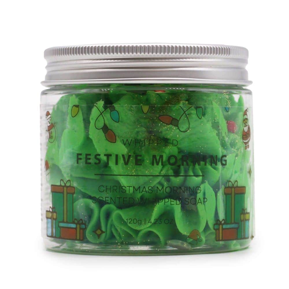 Whipped Cream Soap „Festive Morning“ – Cremige Seife mit winterlichem Duft