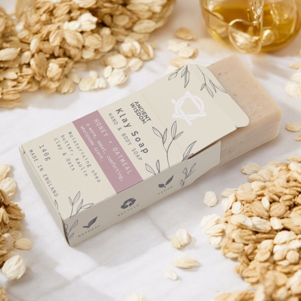 Klay Soap „Honey & Oatmeal“ – Sanfte Tonseife mit beruhigender Wirkung