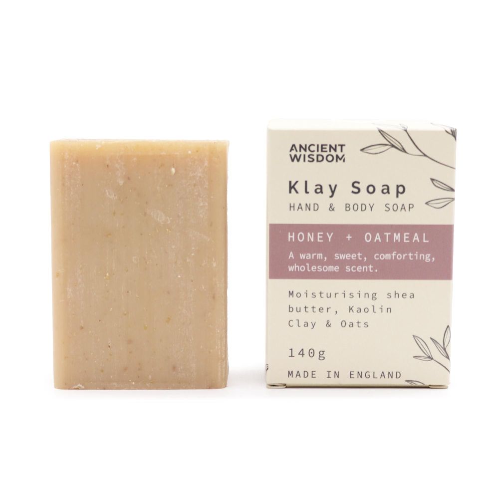 Klay Soap „Honey & Oatmeal“ – Sanfte Tonseife mit beruhigender Wirkung
