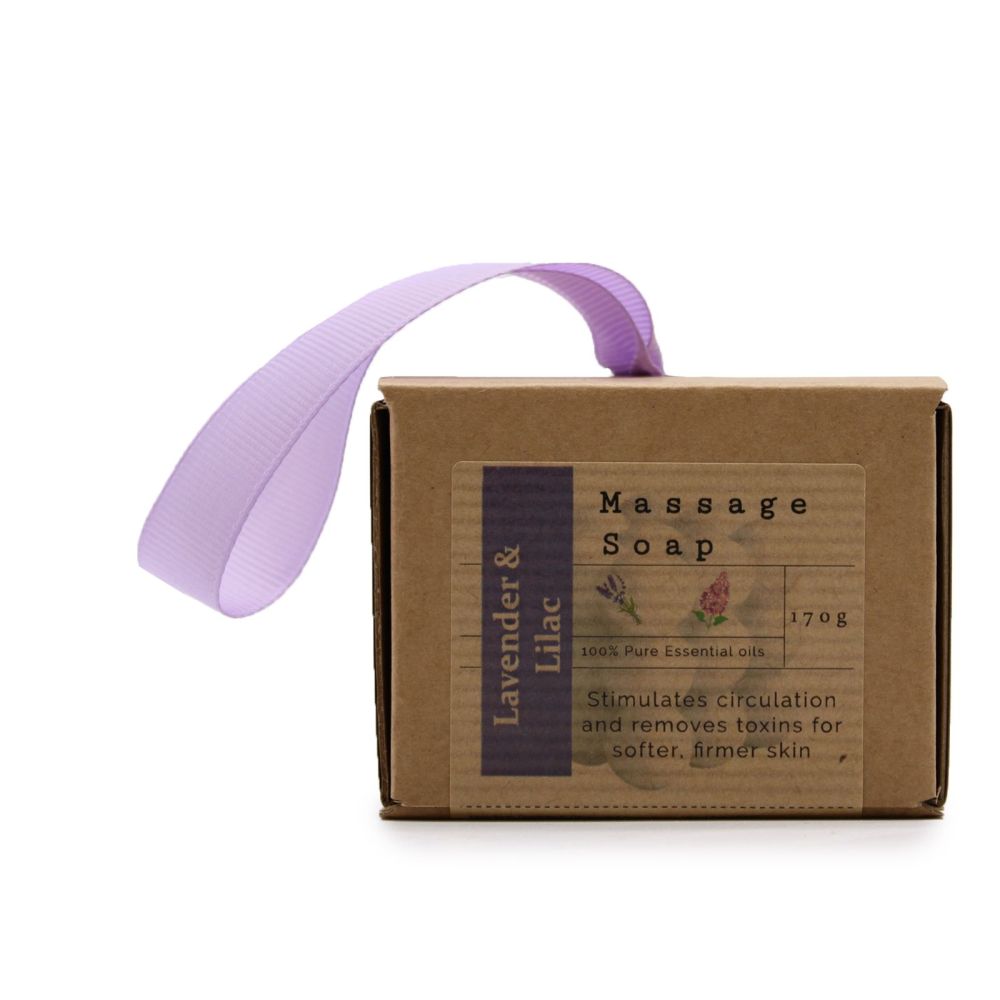 Luxuriöse Massage‑Seife „Lavender & Lilac“ – Aromatherapie & Hautpflege in einem