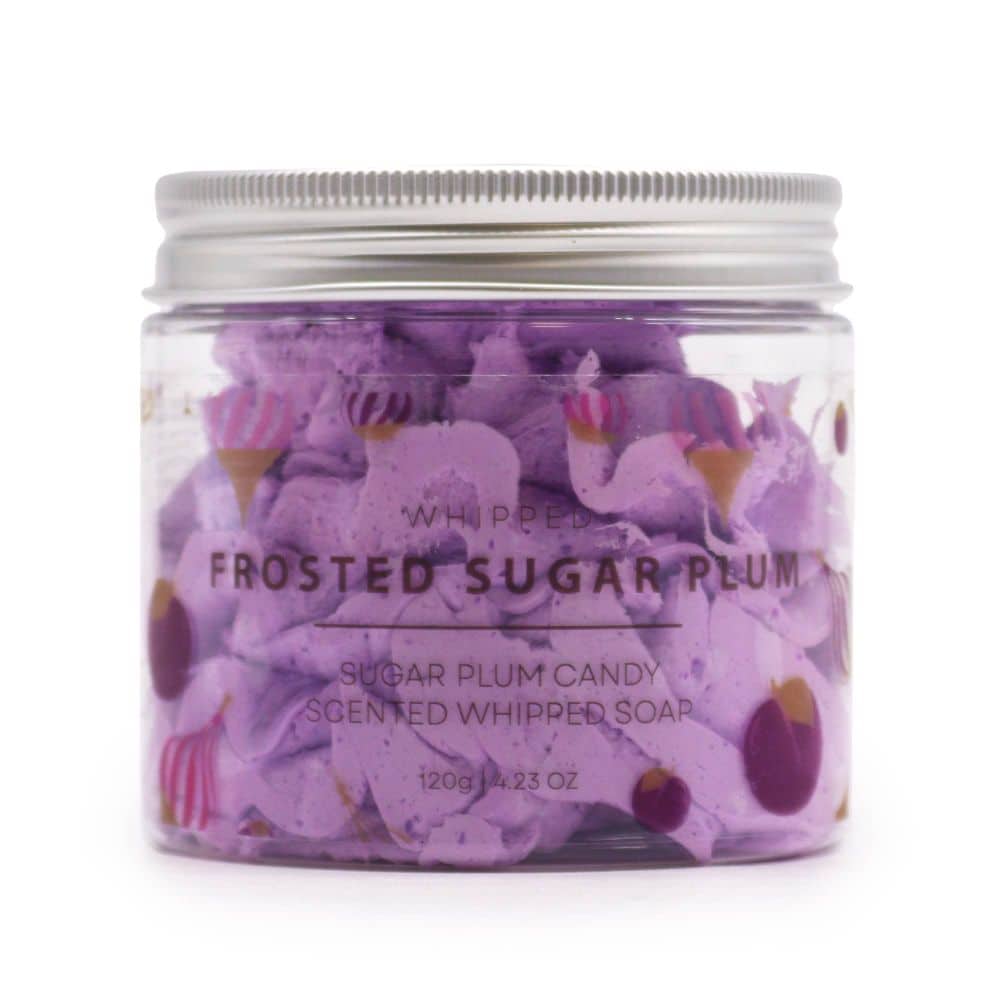 Frosted Sugar Plum Whipped Soap 120 g – Fluffige Seife mit Zuckerpflaumen-Aroma