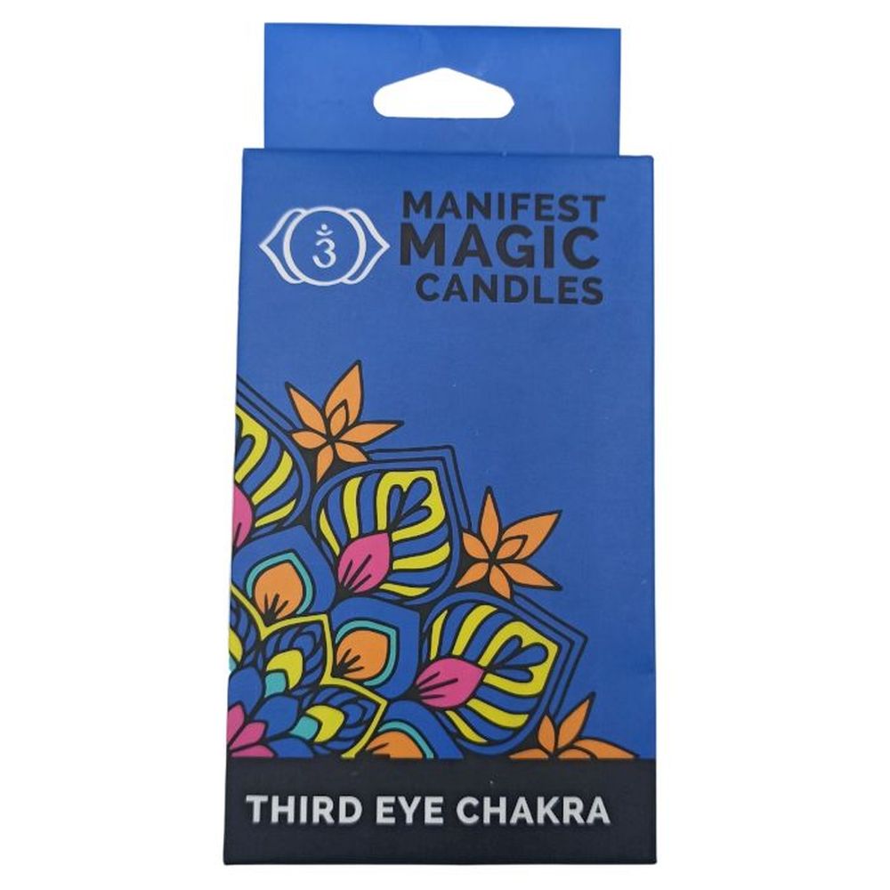 Third Eye Chakra Kerzenset – 12 Kerzen für Klarheit & spirituelle Fokussierung