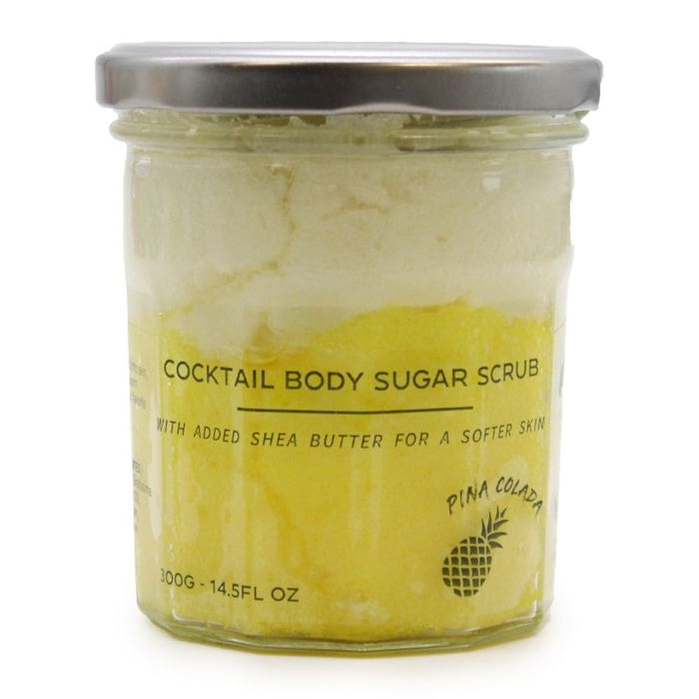 Piña Colada Body Scrub – Handgemachtes Zuckerpeeling mit Shea-Butter - 300g
