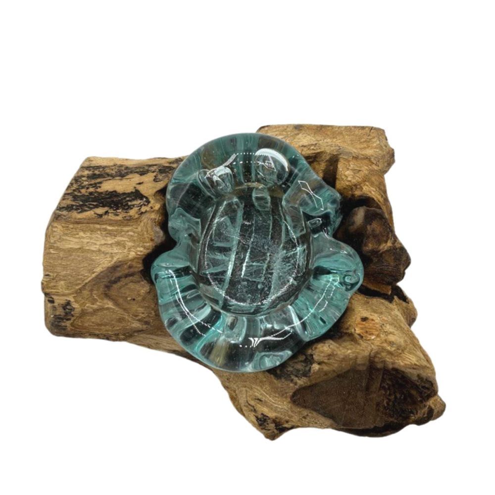 Glas on Wood - Kerzen-, Teelichthalter aus Glas - auf nachhaltigem Gamalholz