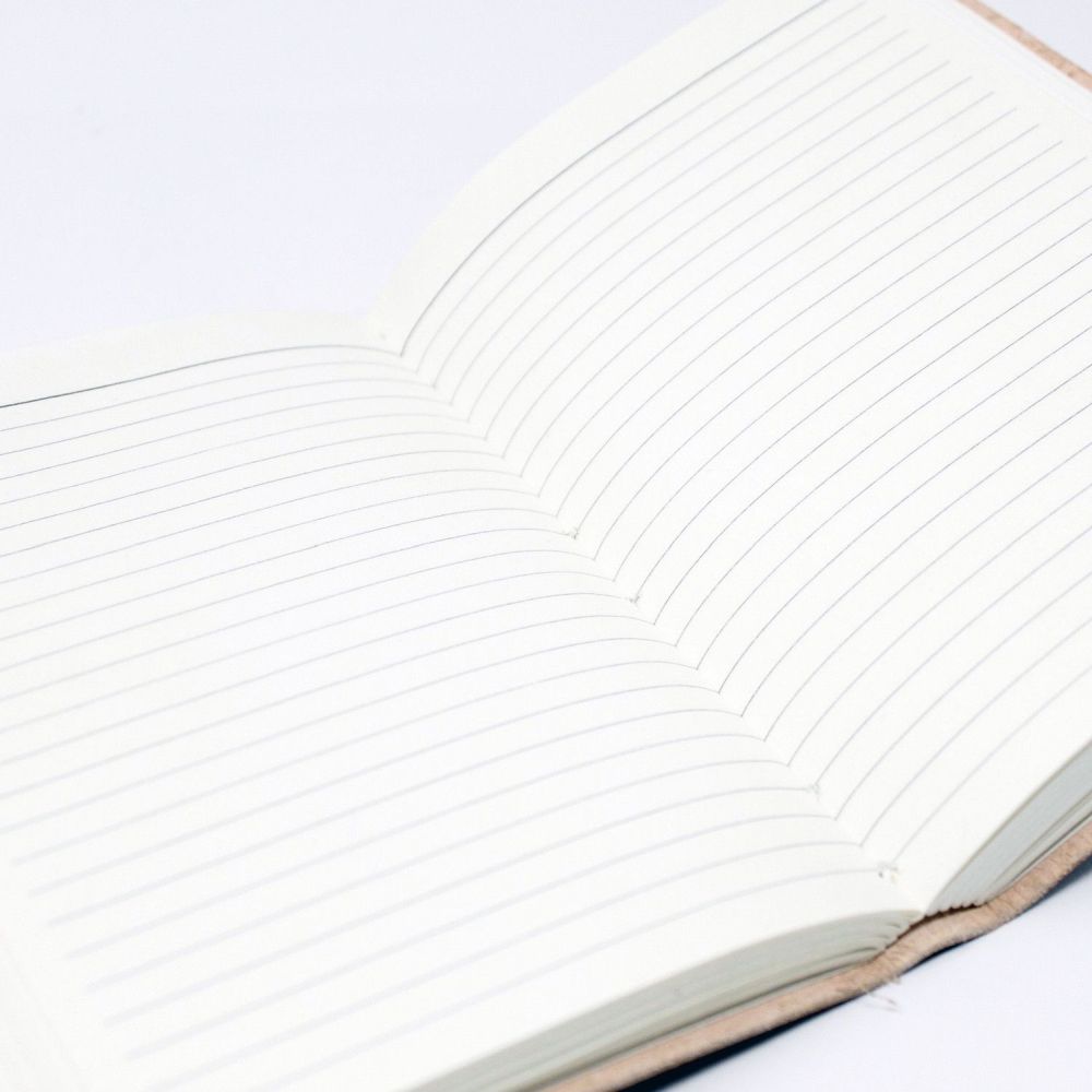 Leder Notizbuch Chakra Stone – Schreib- und Tagebuch, handgefertigt Unikat