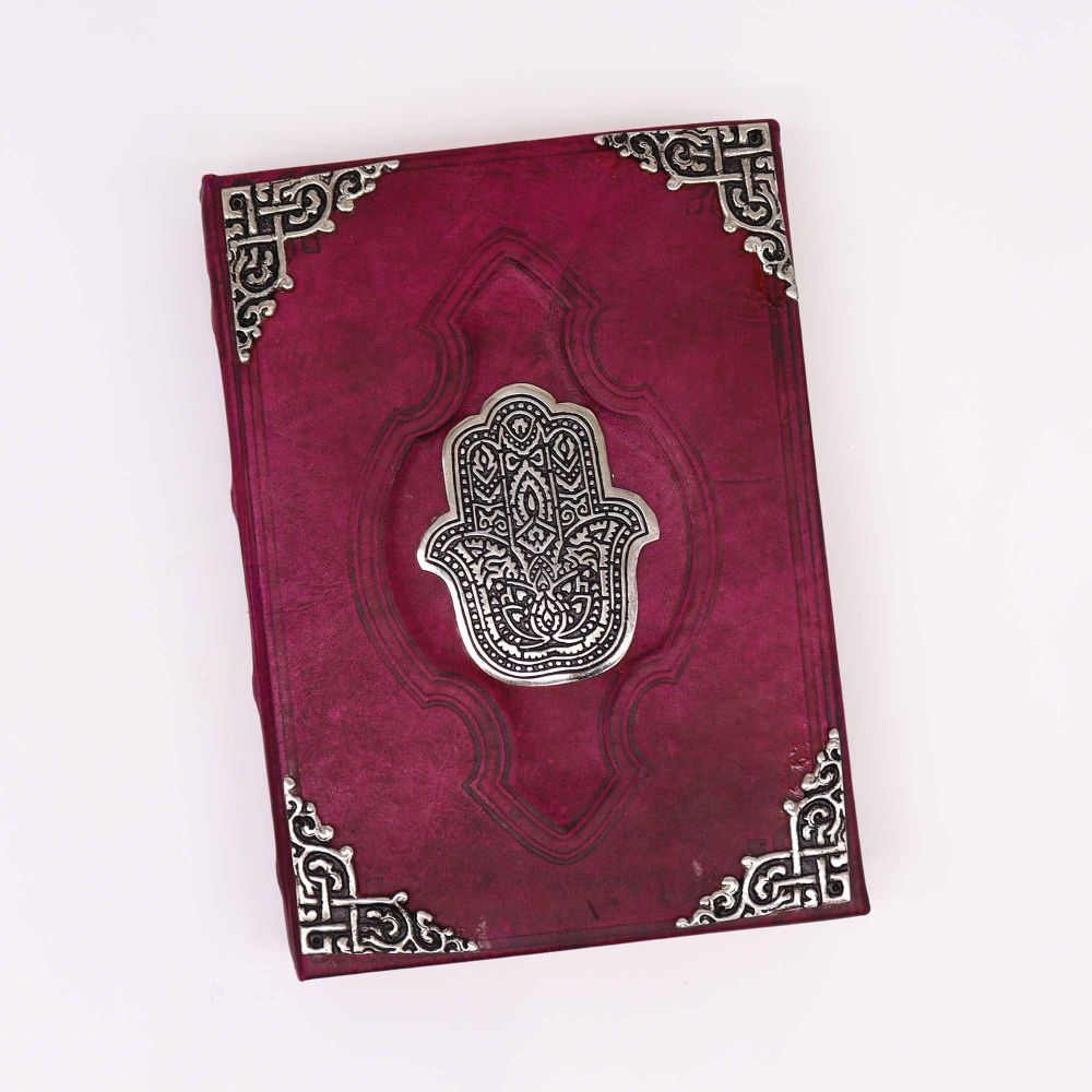 Handgefertigtes Leder Notizbuch – 200 Seiten, ungeschnittener Rand, handarbeit