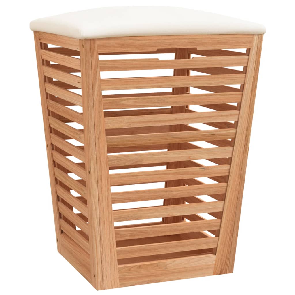 Praktischer Badhocker 2-in-1 mit Sitzkissen und Stauraum für Bad & Schlafzimmer