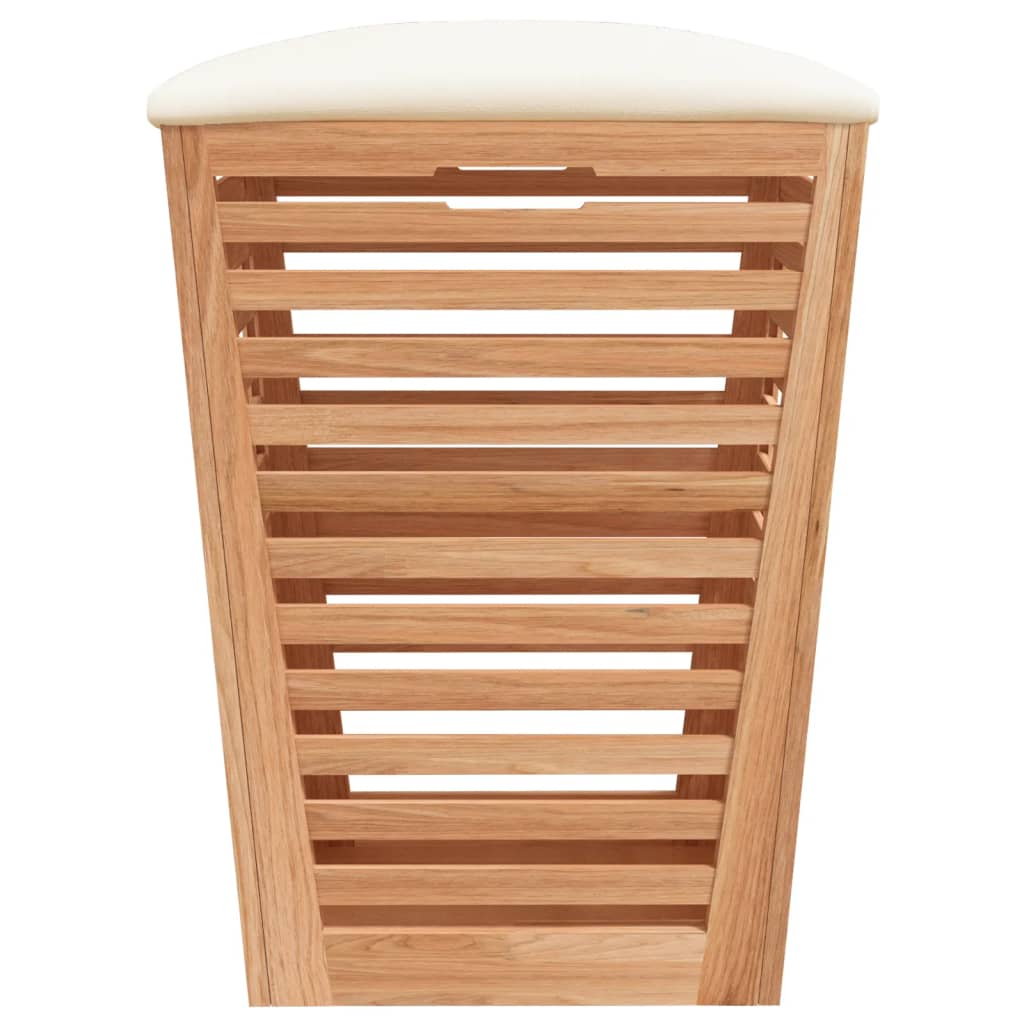 Praktischer Badhocker 2-in-1 mit Sitzkissen und Stauraum für Bad & Schlafzimmer