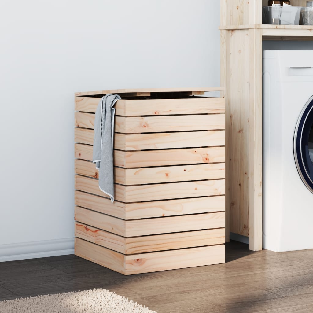 Wäschekorb aus Kiefernholz – robust, funktional und sicher für dein Zuhause