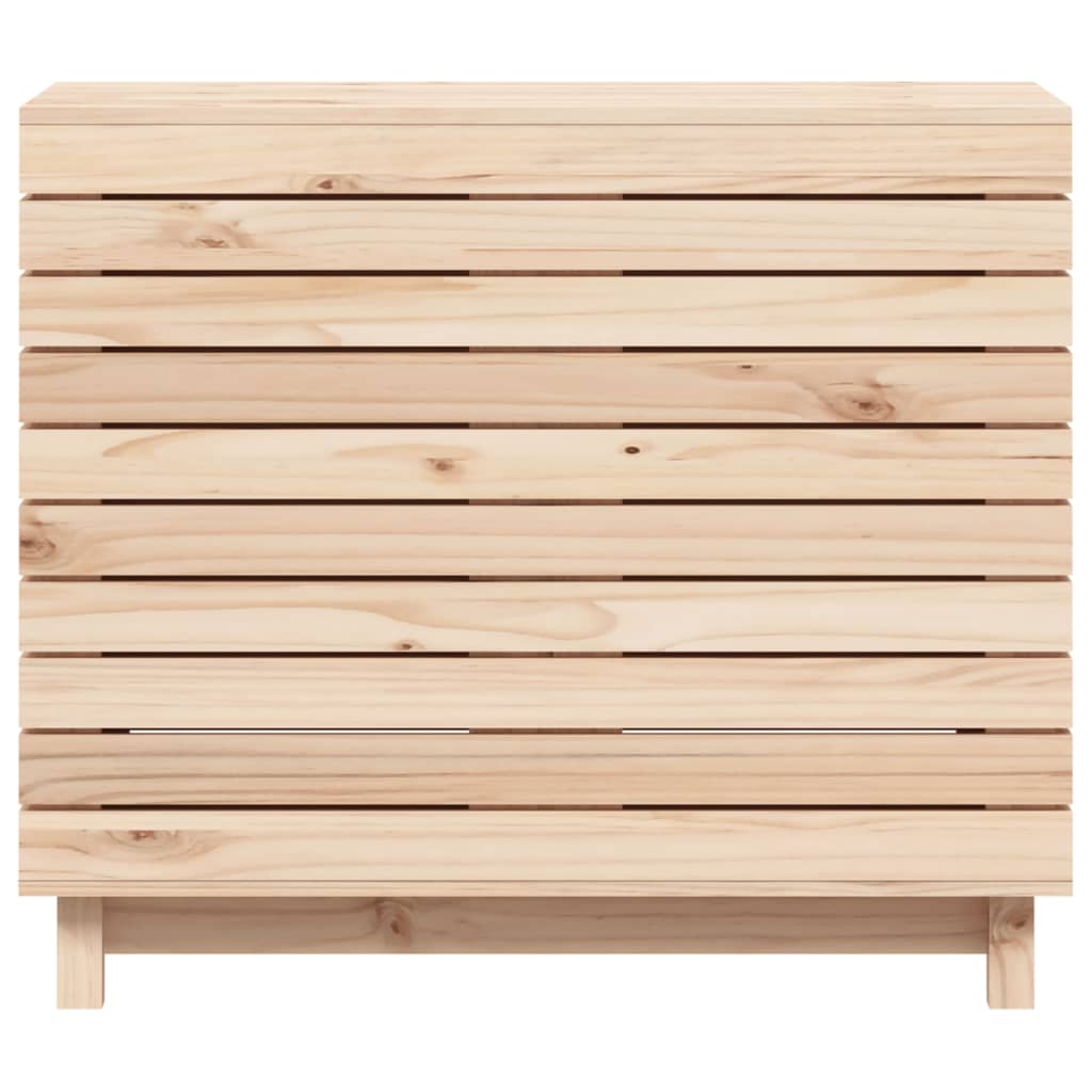 Wäschebox aus Kiefernholz – viel Stauraum, Schutzdeckel und rustikales Design