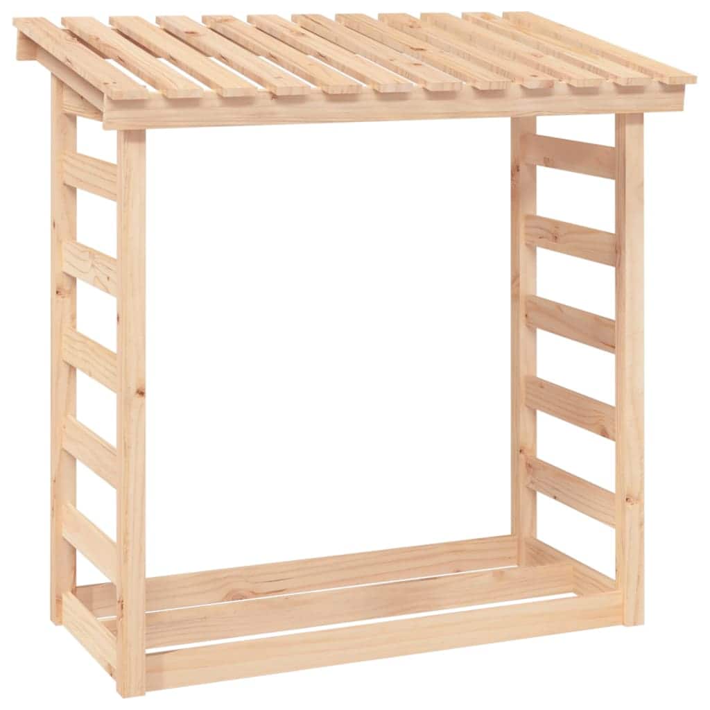 Brennholzregal aus Kiefernholz – praktischer Holzspeicher für Garten & Terrasse