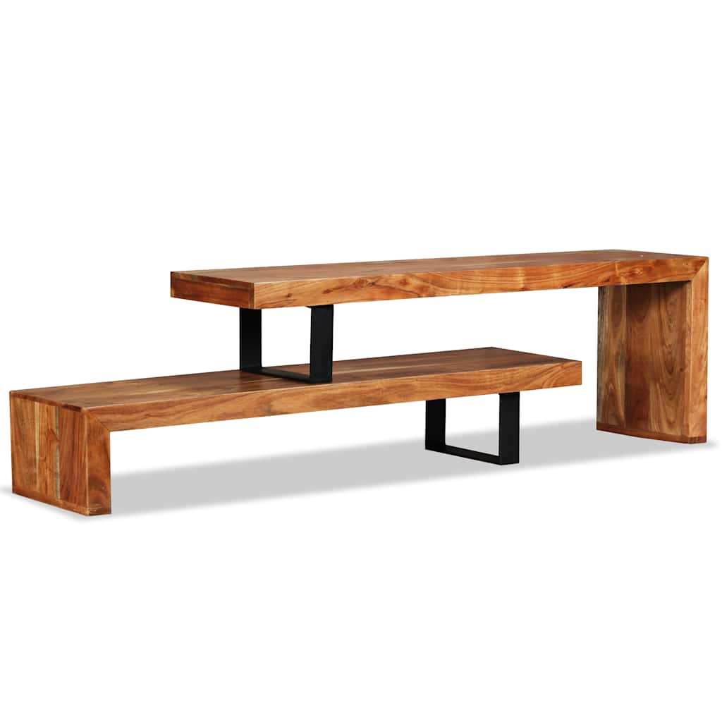 TV-Regal aus Holz – modular, Retro-Design - Lowboard - Fernsehtisch - Sideboard