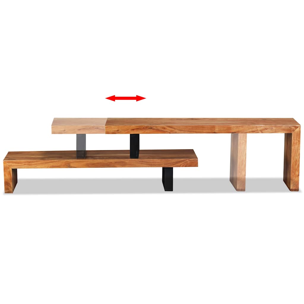 TV-Regal aus Holz – modular, Retro-Design - Lowboard - Fernsehtisch - Sideboard