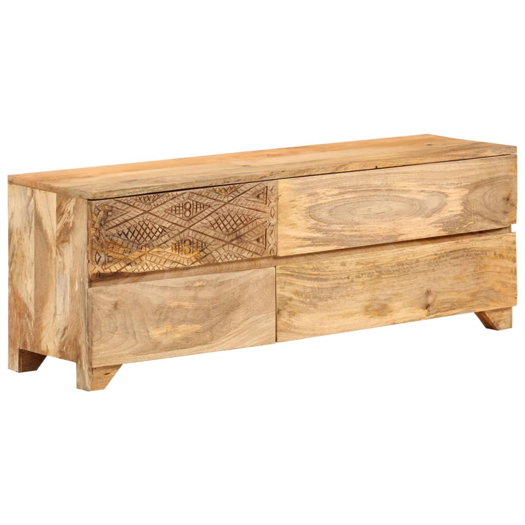 TV-Lowboard aus Mango-Holz 110 cm - Fernsehtisch - Sideboard - TV-Tisch - Unikat