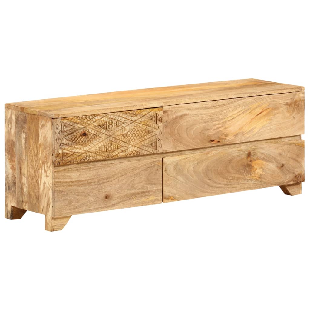 TV-Lowboard aus Mango-Holz 110 cm - Fernsehtisch - Sideboard - TV-Tisch - Unikat