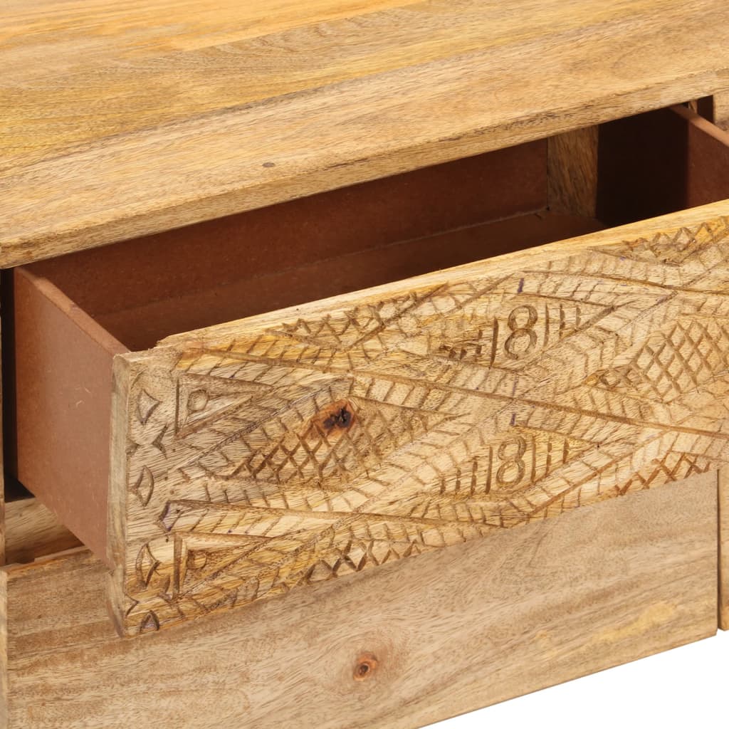 TV-Lowboard aus Mango-Holz 110 cm - Fernsehtisch - Sideboard - TV-Tisch - Unikat