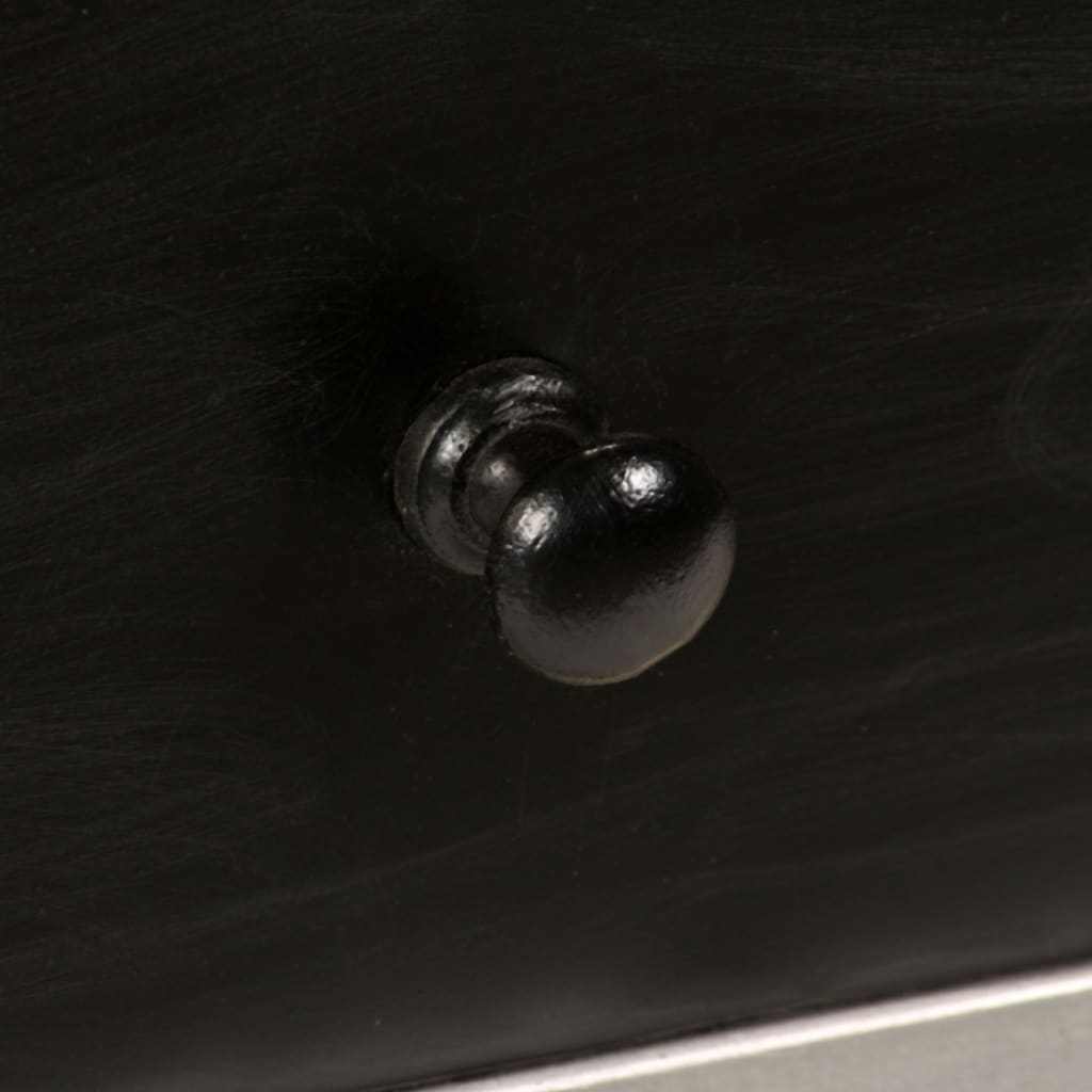 TV-Schrank aus Mangoholz - Mid-Century - Lowboard - Fernsehschrank - Media Möbel