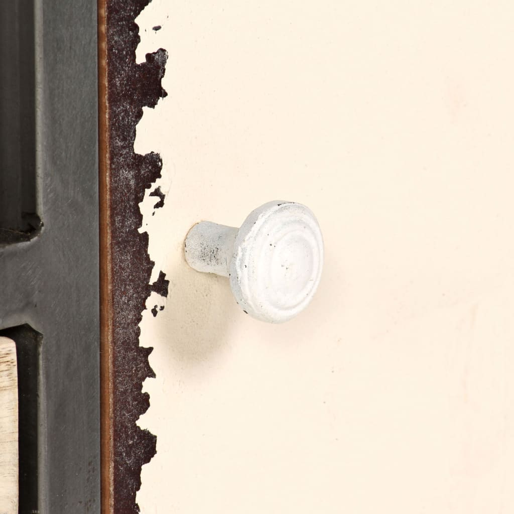 TV-Schrank aus Mangoholz - Mid-Century - Lowboard - Fernsehschrank - Media Möbel
