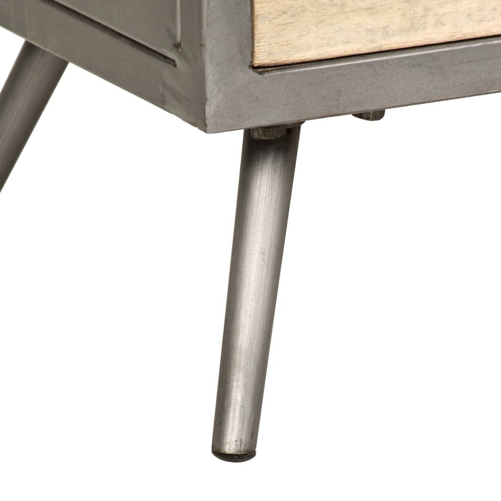 TV-Schrank aus Mangoholz - Mid-Century - Lowboard - Fernsehschrank - Media Möbel