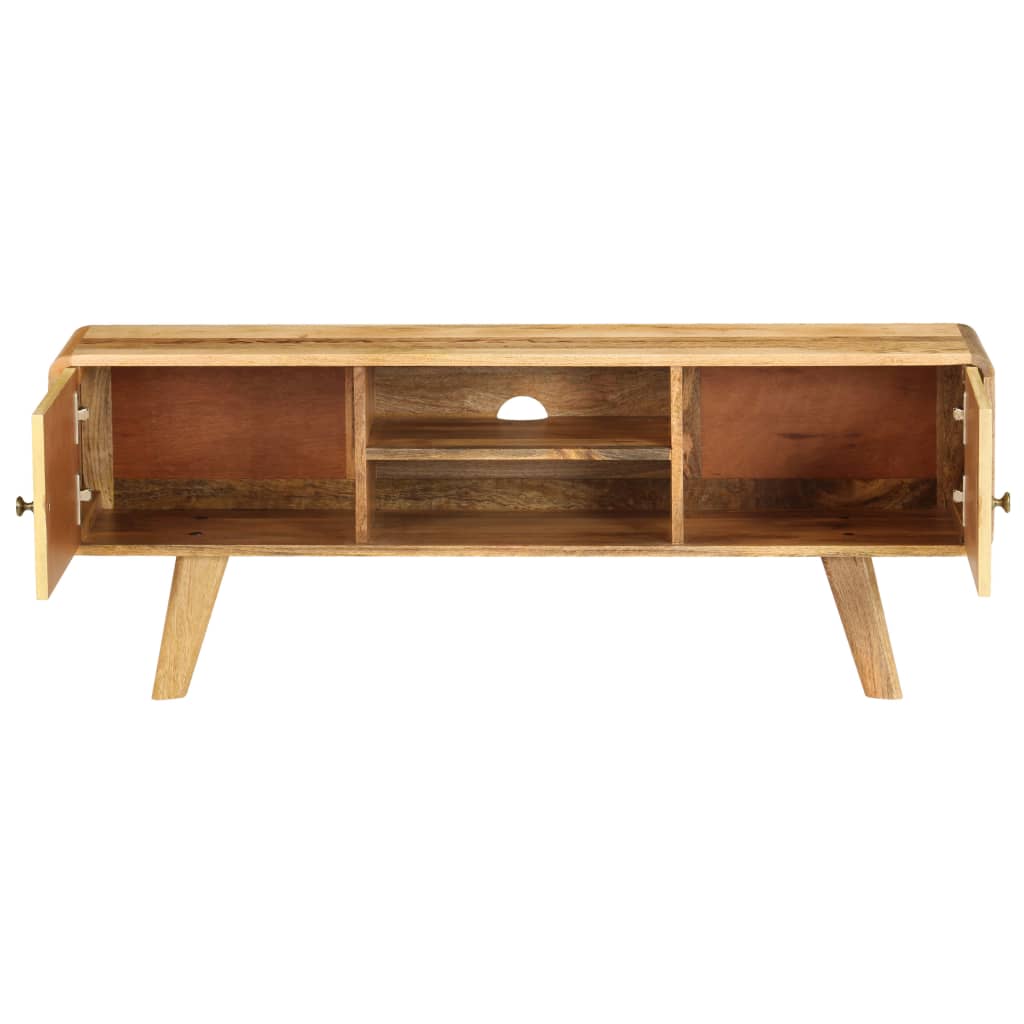 Retro-Lowboard aus Mangoholz - Beistellschrank - TV-Schrank - 120 x 30 x 45 cm