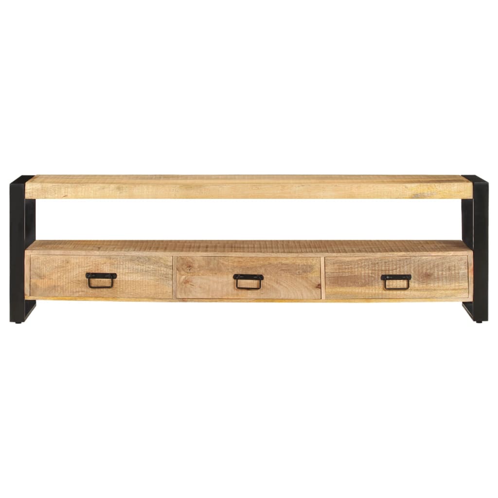 Lowboard aus massivem Mangoholz - TV-Möbel - Mediaboard - TV-Schrank - 150 cm