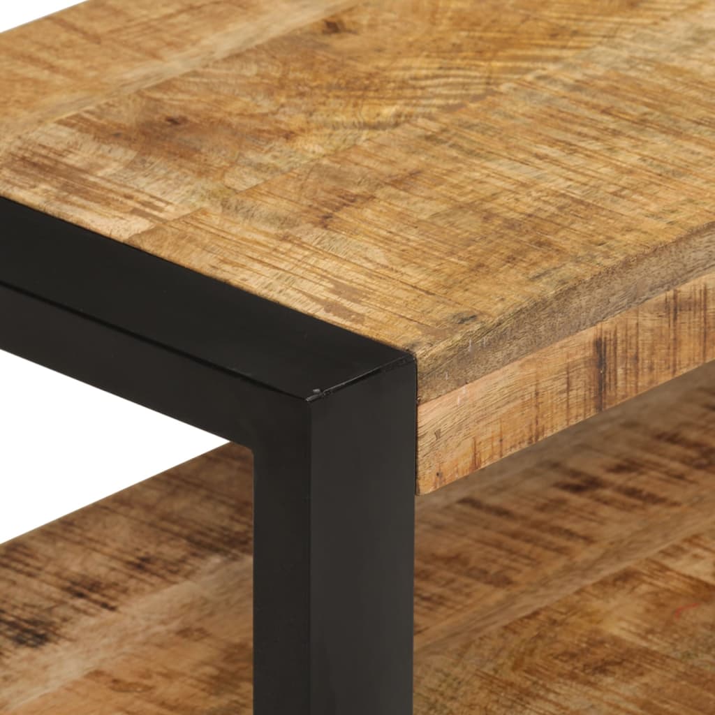 Rustikaler TV-Schrank aus Massivholz - Lowboard - Fernsehtisch - 120 x 30 x 45cm