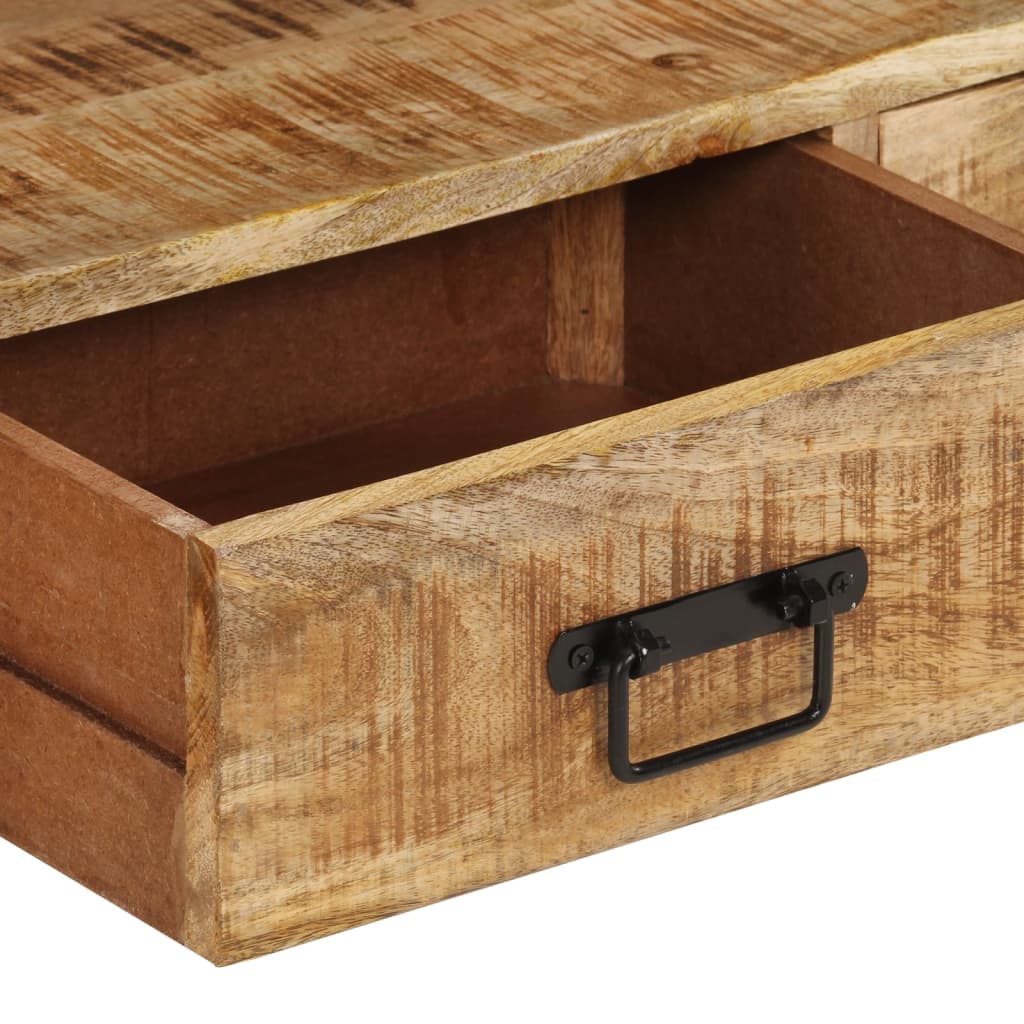 Rustikaler TV-Schrank aus Massivholz - Lowboard - Fernsehtisch - 120 x 30 x 45cm
