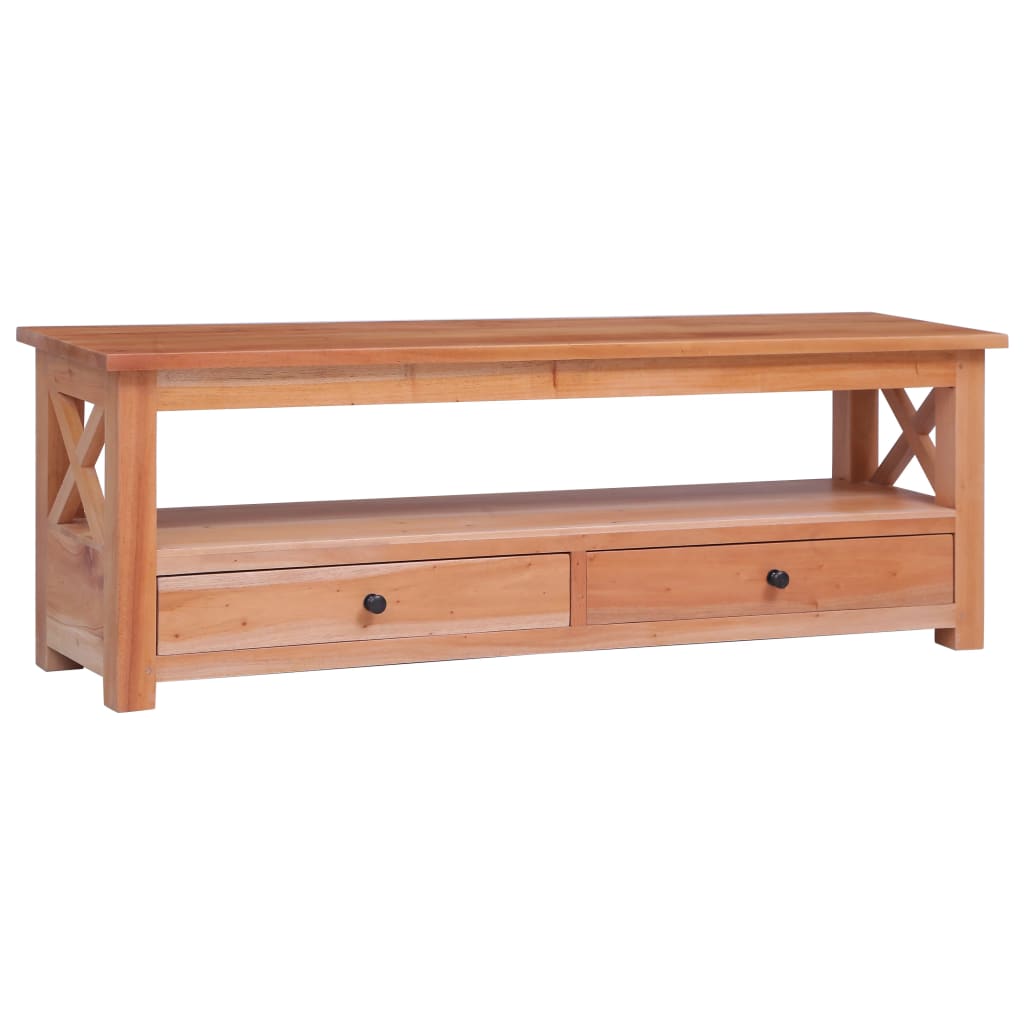 Elegantes Lowboard aus Mahagoni-Massivholz - TV-Board - Mediabank - Fernsehtisch