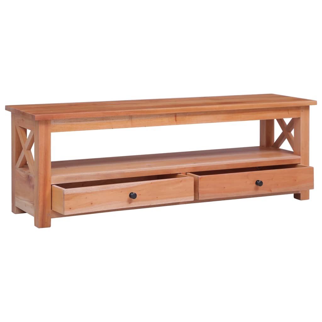Elegantes Lowboard aus Mahagoni-Massivholz - TV-Board - Mediabank - Fernsehtisch