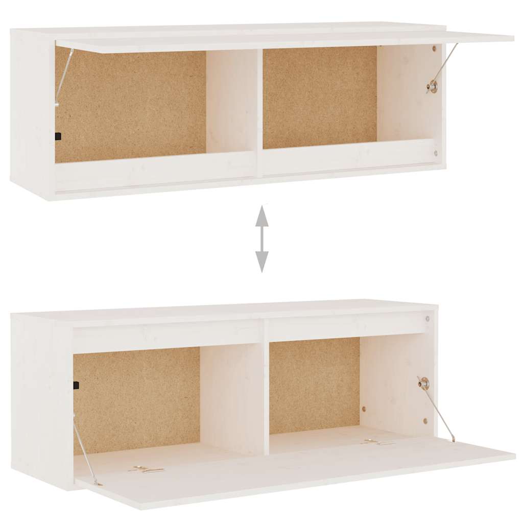 Dekoratives TV-Wandschrank-Set aus Kiefernholz – 6-teilig, trendig und praktisch