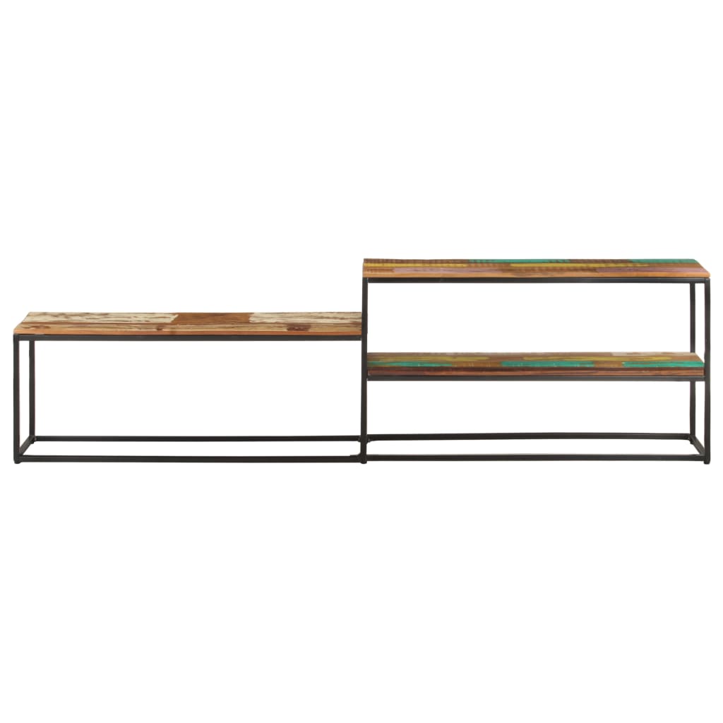 TV-Schrank im Industrie-Look aus Altholz - Lowboard - Mediabank - Hifi-Rack