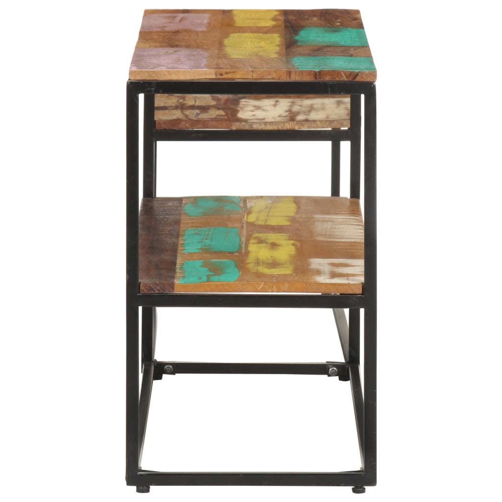 TV-Schrank im Industrie-Look aus Altholz - Lowboard - Mediabank - Hifi-Rack