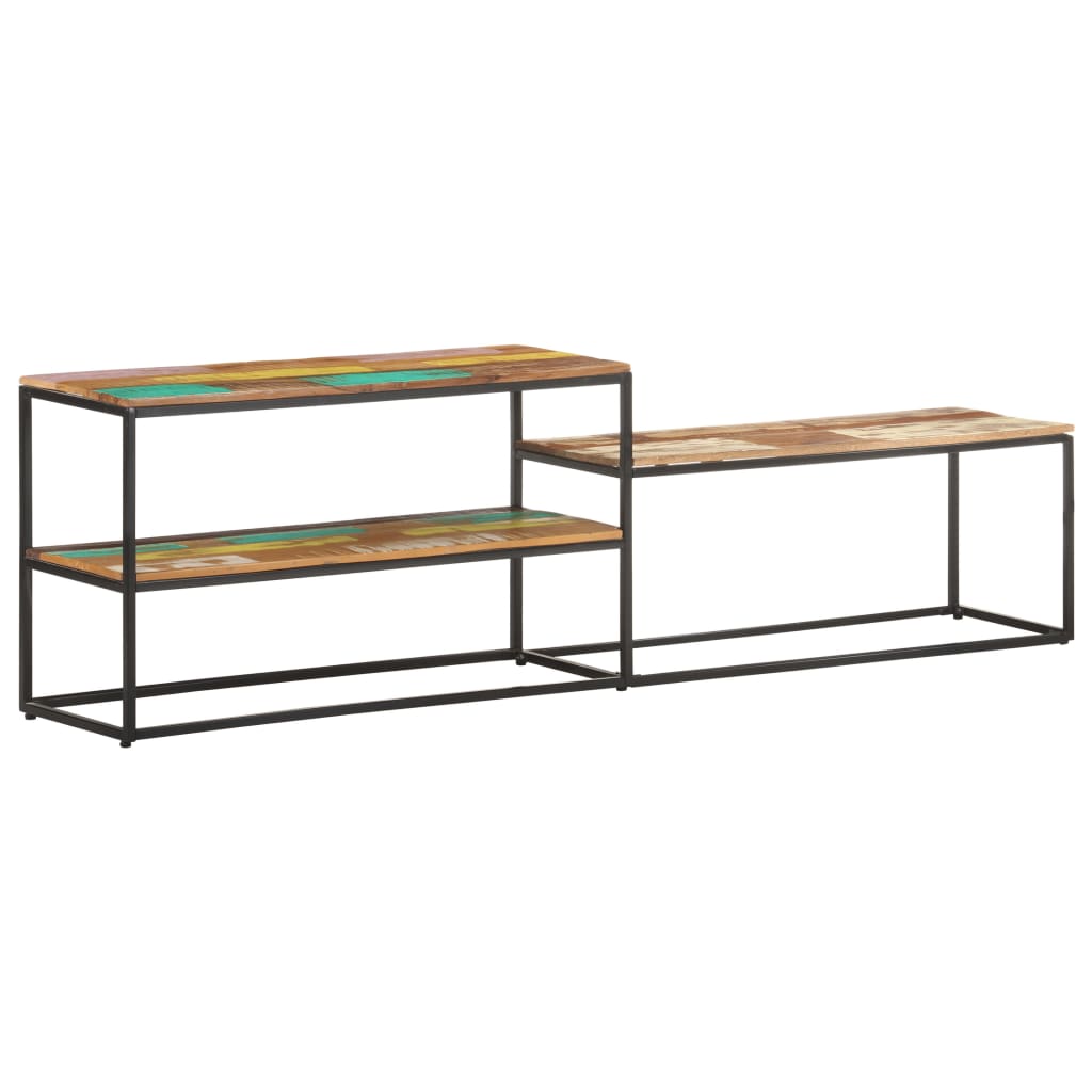 TV-Schrank im Industrie-Look aus Altholz - Lowboard - Mediabank - Hifi-Rack