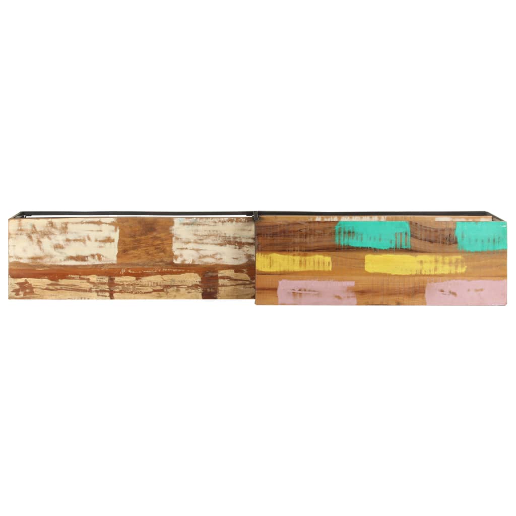 TV-Schrank im Industrie-Look aus Altholz - Lowboard - Mediabank - Hifi-Rack