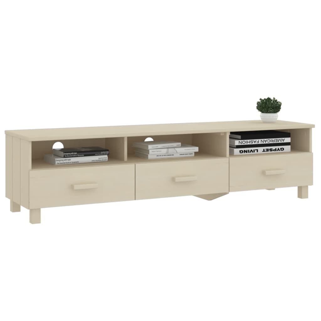 TV-Schrank HAMAR - Fernsehschrank - Lowboard - TV-Tisch - mit Kabeldurchführung