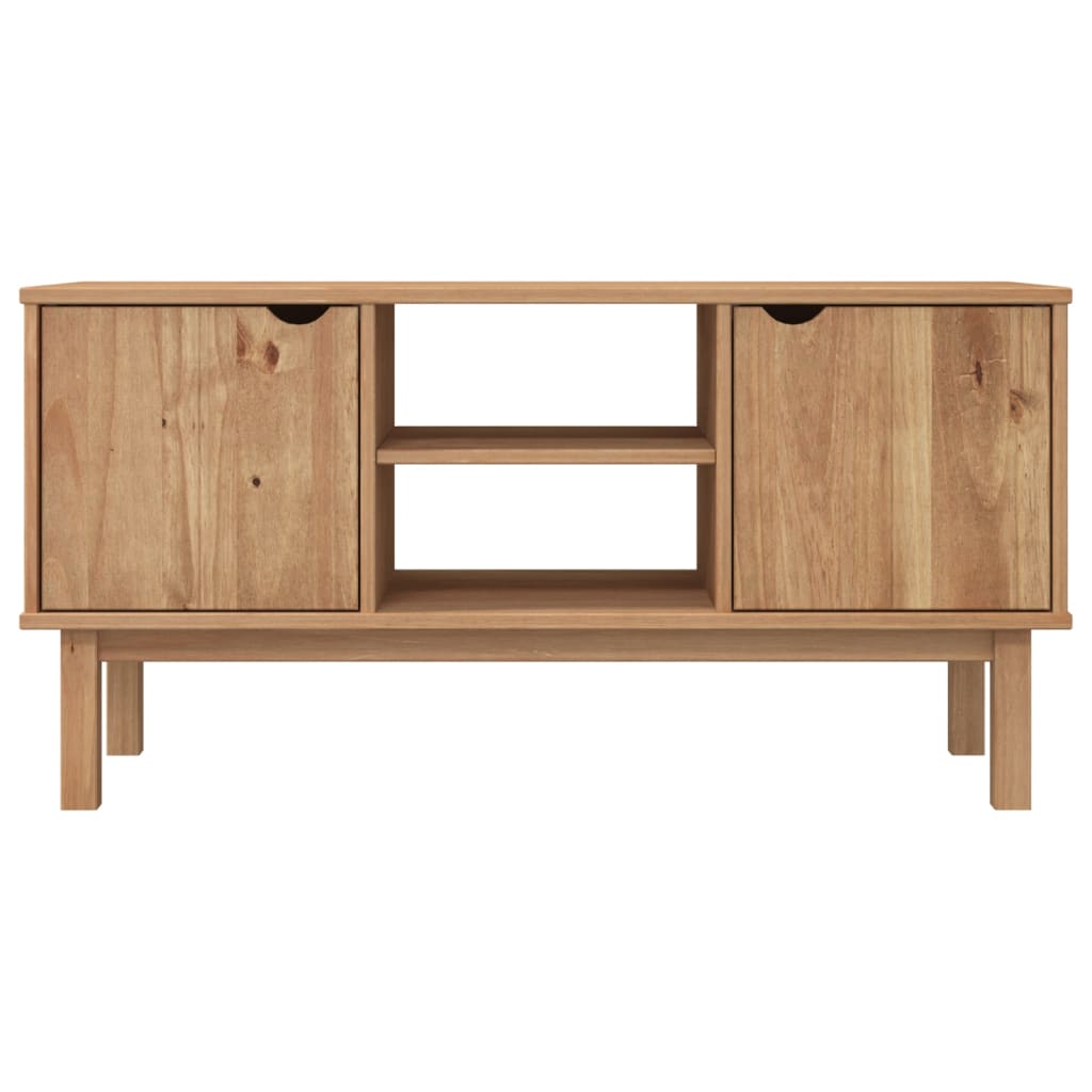 Skandinavischer TV-Schrank - Lowboard - Fernsehschrank - Mediaschrank - 113,5 cm