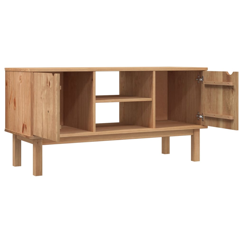 Skandinavischer TV-Schrank - Lowboard - Fernsehschrank - Mediaschrank - 113,5 cm