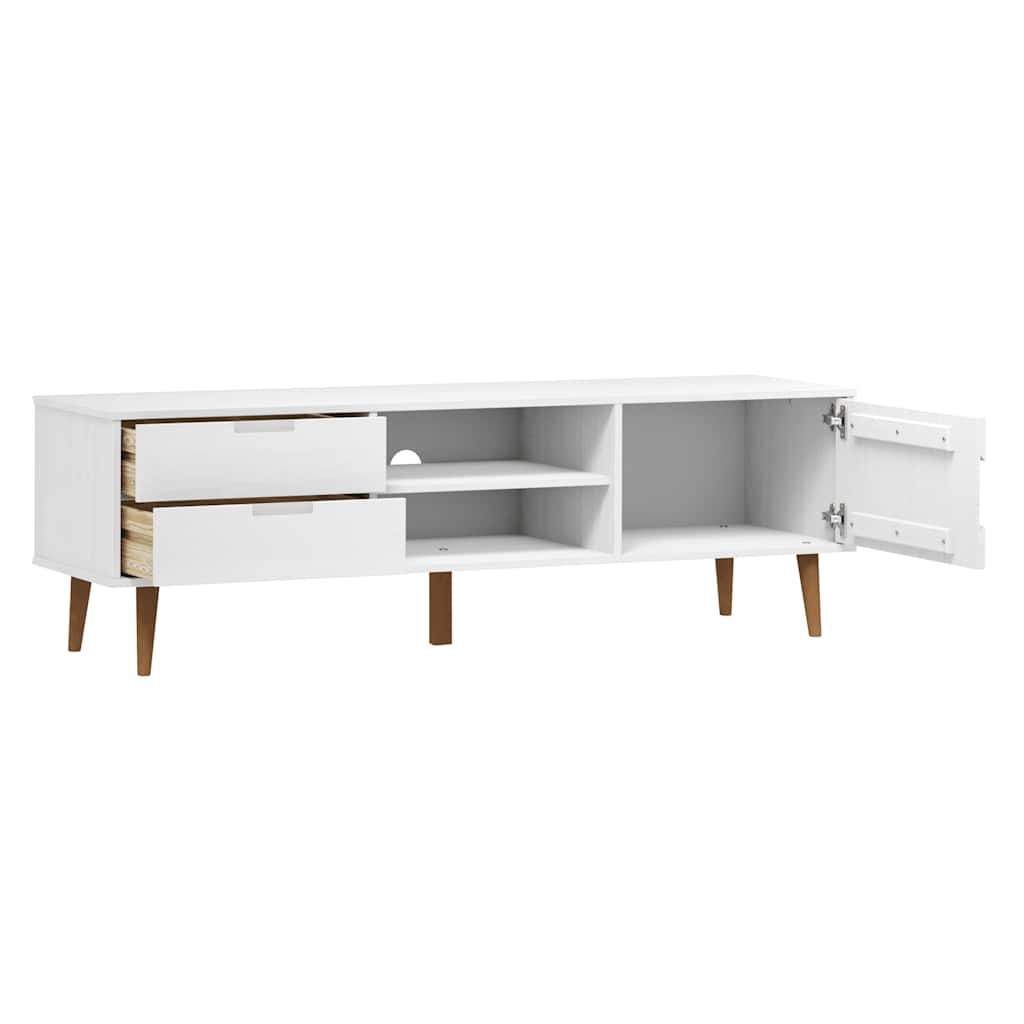 TV-Schrank MOLDE - Lowboard aus Kiefer - Fernsehschrank - Media-Board - 158 cm