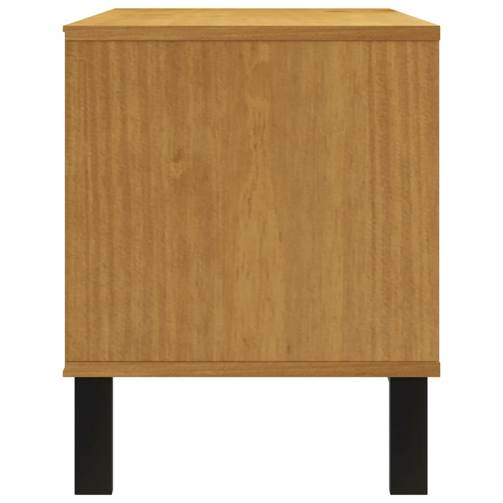 Lowboard FLAM aus Massivholz - Fernsehschrank - Medienregal - 110 x 40 x 50 cm