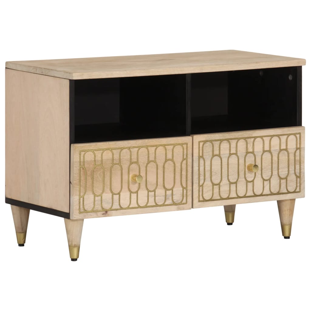 TV-Lowboard aus Mangoholz - TV-Schrank - Wohnzimmer - Fernsehschrank - TV-Tisch