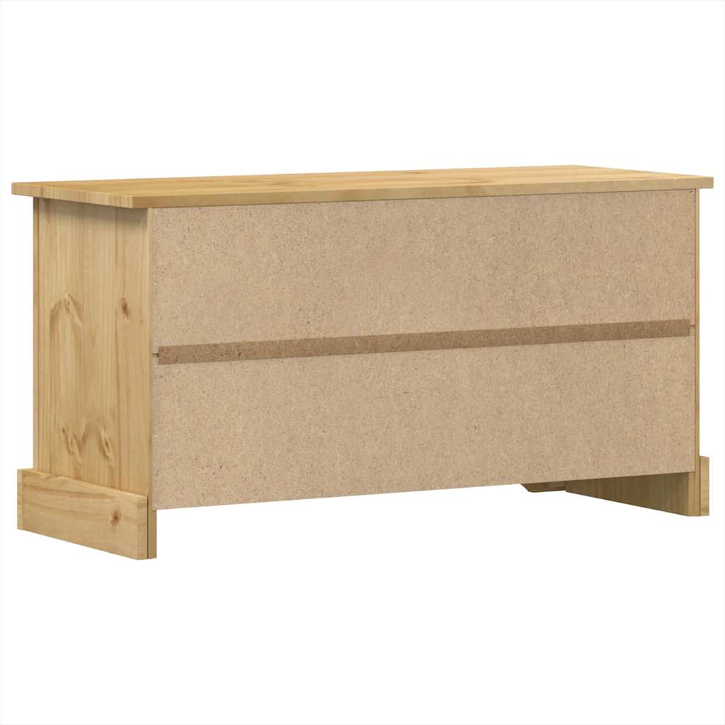 TV-Schrank CORONA aus Kiefernholz - Lowboard - Mediaboard - Fernsehtisch - 100cm